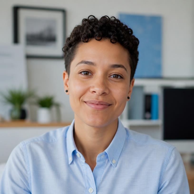 Portrait of Quinn, Data and Insights Analyst